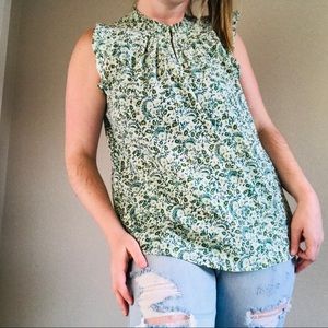 NWOT Green and Yellow Old Navy Spring Top